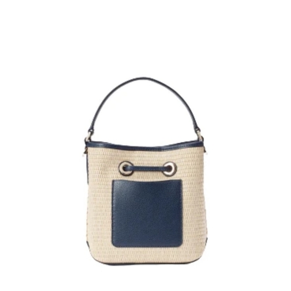 Kate spade Eva  Straw Small Bucket bag. - Picture 2 of 11